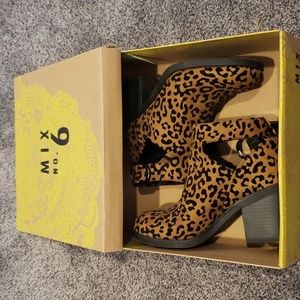 Cheetah Print Booties